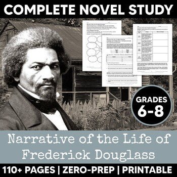 Narrative of the Life of Frederick Douglass Novel Study Unit – Simply Novel
