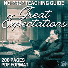 Load image into Gallery viewer, Great Expectations Novel Study, 200-Page No-Prep Unit Resource BUNDLE