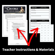 Load image into Gallery viewer, The Crucible Mock Witch Hunt & Trial Class Activity