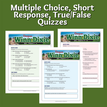 Load image into Gallery viewer, Because of Winn-Dixie Novel Study Reading Quizzes by Chapter