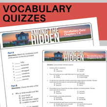 Load image into Gallery viewer, Among the Hidden Vocabulary and Expressions Lists, Crossword Review &amp; Quizzes