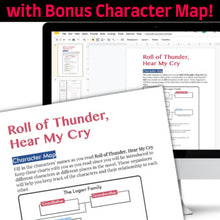 Load image into Gallery viewer, Roll of Thunder, Hear My Cry Novel Study - Active Reading Note-Taking Guide