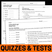Load image into Gallery viewer, Fahrenheit 451 Novel Study Unit - No-Prep 6-Week Unit Plan