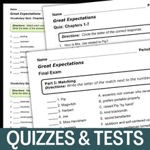 Load image into Gallery viewer, Great Expectations Novel Study, 200-Page No-Prep Unit Resource BUNDLE