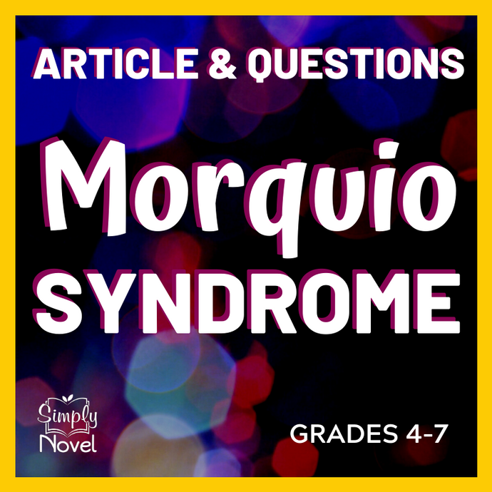 Morquio Syndrome Informational Text Article, Questions, Persuasive Speech Idea