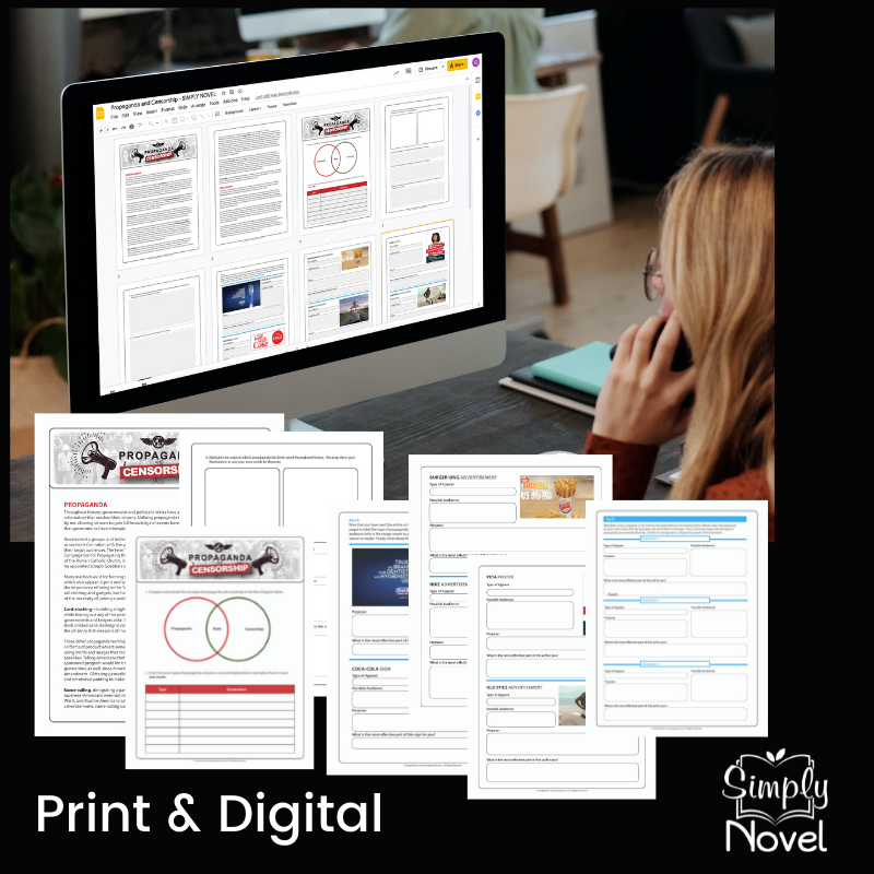 Propaganda and Censorship Article, Questions & Types of Advertisements Simply Novel