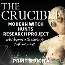 Load image into Gallery viewer, Modern Witch Hunts Research Report &amp; Grading Rubric