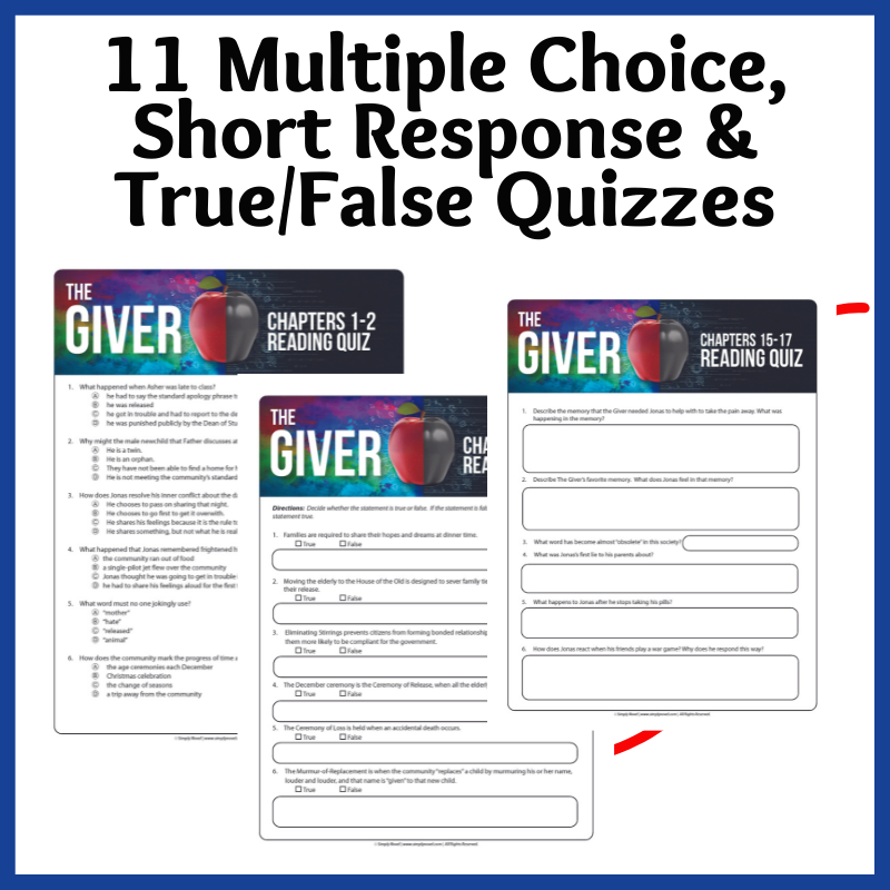 the giver google form quizzes