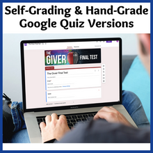 Load image into Gallery viewer, The Giver Novel Study Final Unit Tests - Multiple Choice and Mixed Response