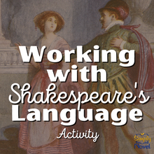 Load image into Gallery viewer, Working with Shakespeare&#39;s Language Handout, Small Group Activity