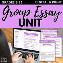 Load image into Gallery viewer, Small Group Essay Writing Unit for Middle or Struggling High School ELA