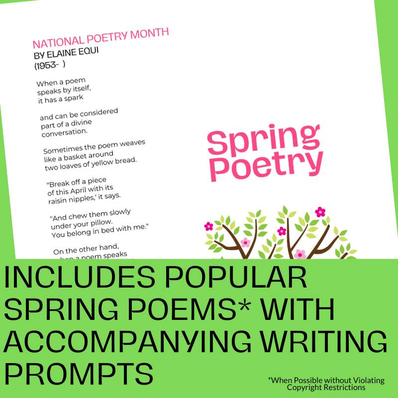 101 Essay & Writing Prompts for Spring | Middle & High School Writing Topics - Simply Novel