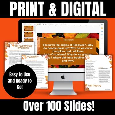 109 Essay & Writing Prompts for Fall | Middle & High School Writing Topics - Simply Novel