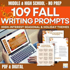 109 Essay & Writing Prompts for Fall | Middle & High School Writing Topics - Simply Novel