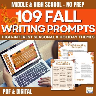 109 Essay & Writing Prompts for Fall | Middle & High School Writing Topics - Simply Novel