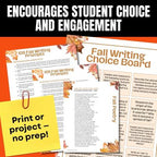 109 Essay & Writing Prompts for Fall | Middle & High School Writing Topics - Simply Novel