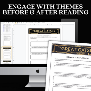 The Great Gatsby Anticipation/Reaction Theme Discussion & Reflection