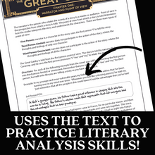 Load image into Gallery viewer, The Great Gatsby Novel Study Standards-Based Literary Analysis Activities
