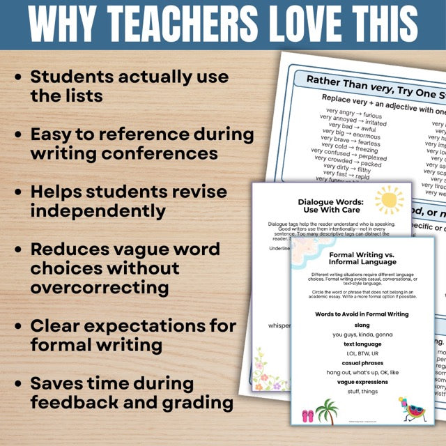 Word Choice Toolkit: 100 Words to Avoid + Over 400 Synonyms for Better Writing