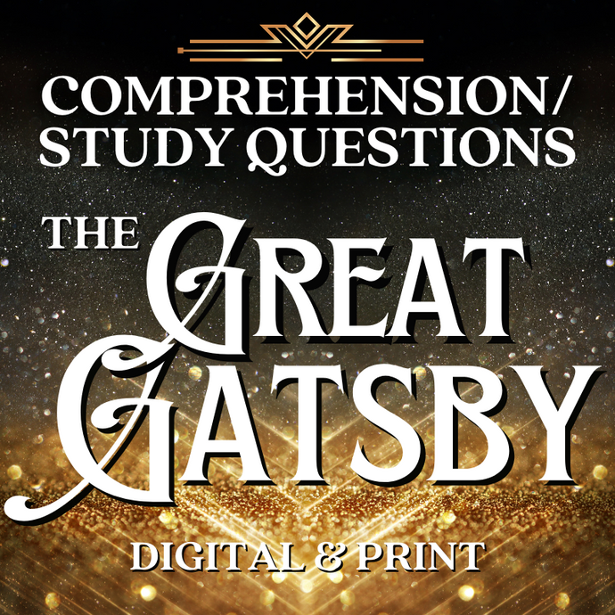 The Great Gatsby Novel Study Unit Comprehension Questions by Chapter