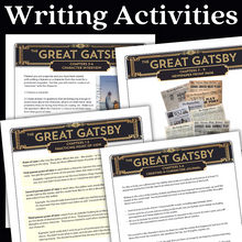 Load image into Gallery viewer, The Great Gatsby 200+ page Novel Study Resource BUNDLE - Print &amp; Digital
