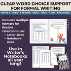 Word Choice Toolkit: 100 Words to Avoid + Over 400 Synonyms for Better Writing