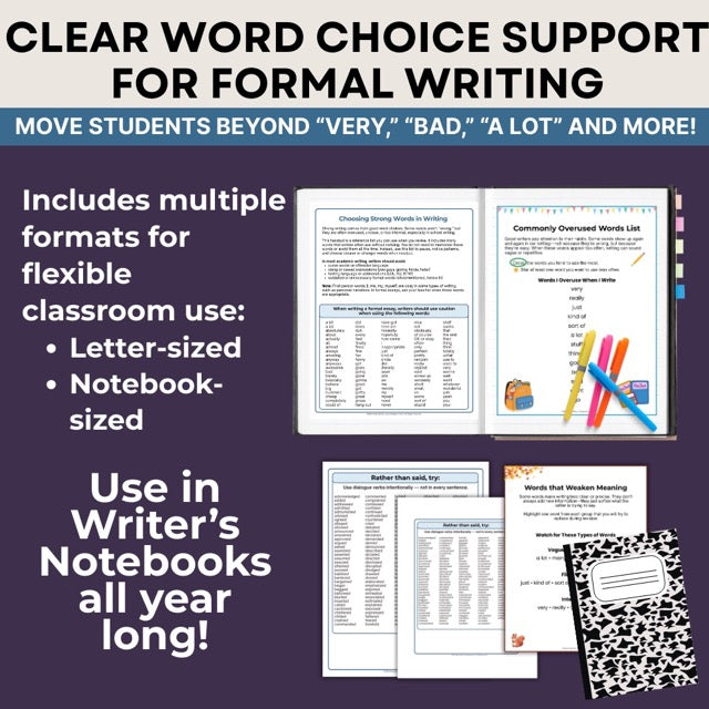 Word Choice Toolkit: 100 Words to Avoid + Over 400 Synonyms for Better Writing