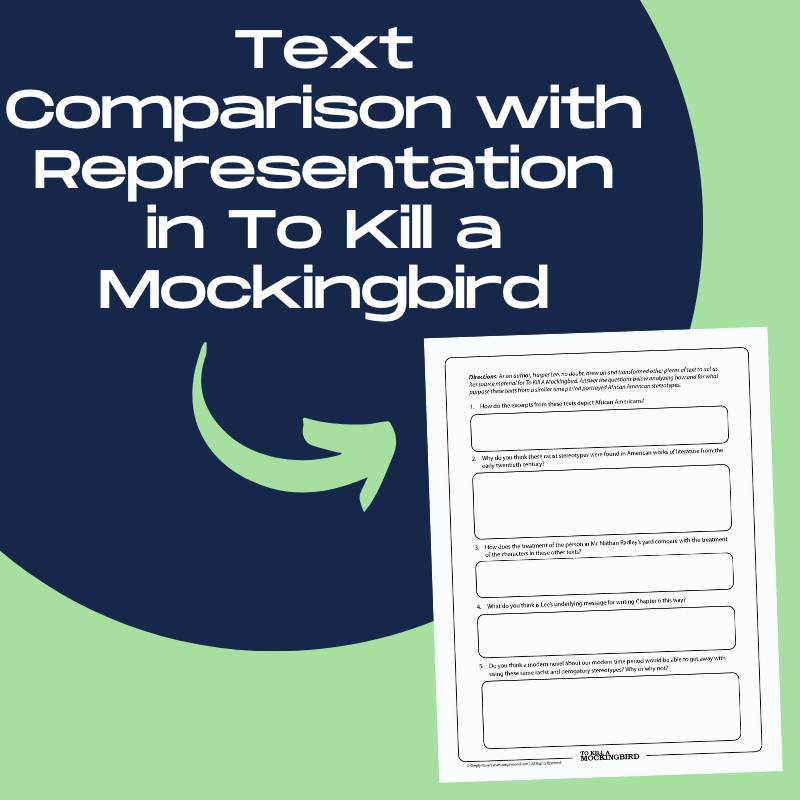 African American Stereotypes in Literature | Textual Comparison Activity - Simply Novel