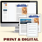 Alaska History, Climate, Geography Informational Text Article with Questions - Simply Novel
