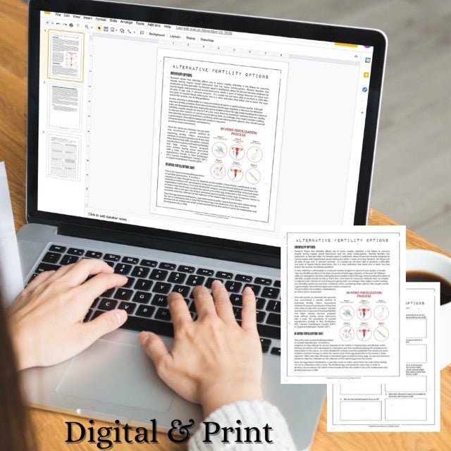 Alternative Fertility Options | Informational Text Article + Questions - Simply Novel