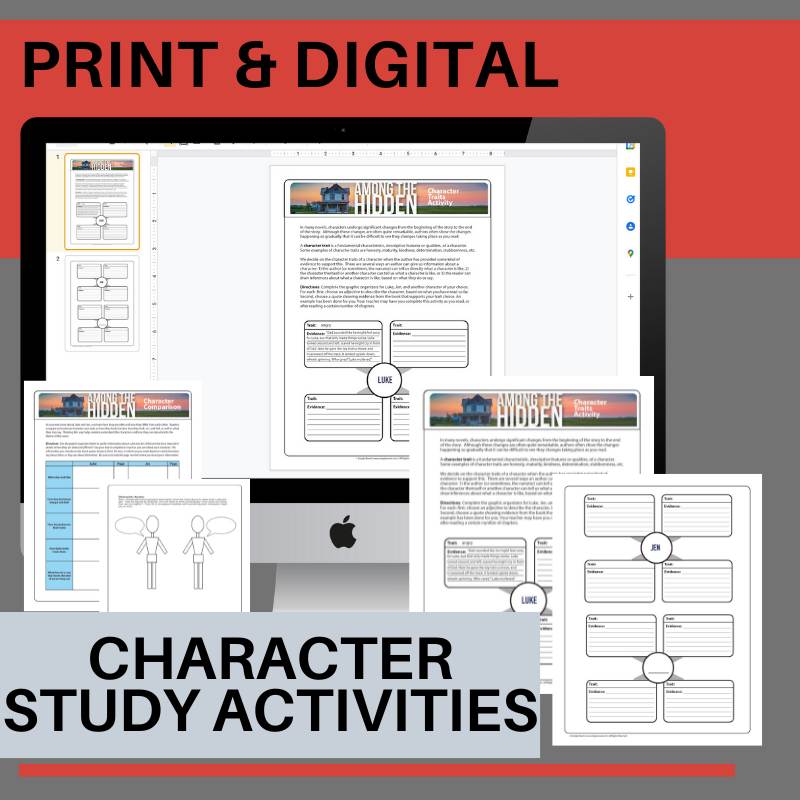 Among the Hidden Novel Study No - Prep Teaching Resource BUNDLE - Print & Digital - Simply Novel