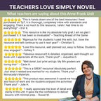 Anne Frank Diary of a Young Girl Novel Study Unit (Memoir) - Activities, Lessons