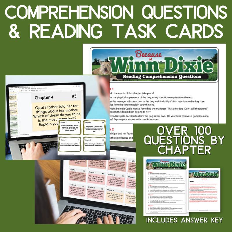 Because of Winn - Dixie Teaching Unit | Full Novel Study Bundle with Activities - Simply Novel
