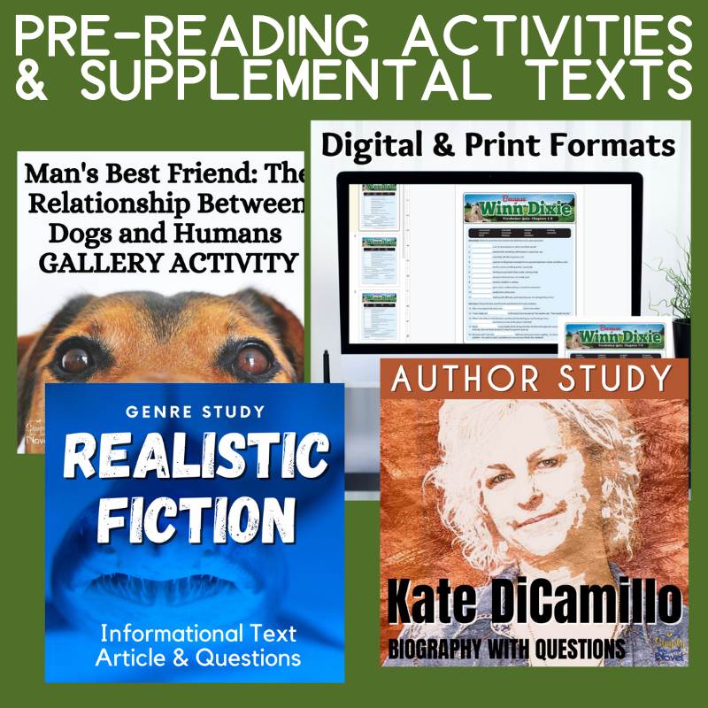 Because of Winn - Dixie Teaching Unit | Full Novel Study Bundle with Activities - Simply Novel