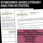 Bridge to Terabithia Novel Study Unit - 200+ Page No - Prep Activities Bundle - Simply Novel