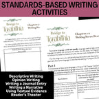 Bridge to Terabithia Novel Study Unit - 200+ Page No - Prep Activities Bundle - Simply Novel