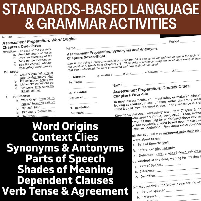 Bud, Not Buddy Novel Study Unit Activities, Projects, & Assessments - Simply Novel