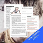 Dealing with Anger - Anger Management Informational Text Article with Questions - Simply Novel