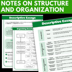Descriptive Essay Writing - Lessons, Handouts, Rubrics beyond "Show, Don't Tell" - Simply Novel