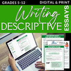 Descriptive Essay Writing - Lessons, Handouts, Rubrics beyond "Show, Don't Tell" - Simply Novel