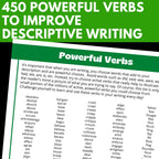 Descriptive Essay Writing - Lessons, Handouts, Rubrics beyond "Show, Don't Tell" - Simply Novel