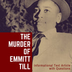Emmett Till Informational Text & Comprehension Questions | Civil Rights History - Simply Novel