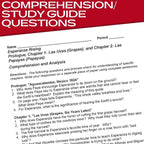 Esperanza Rising 6 - Week Novel Unit Plan Worksheets, Activities, Quizzes & Tests - Simply Novel