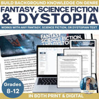 Fantasy, Science Fiction & Dystopia Informational Text Article & Questions - Simply Novel