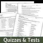 Frankenstein Novel Study Unit - 140+ Page Teacher Guide - Activities, Quizzes - Simply Novel