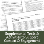 Frankenstein Novel Study Unit - 140+ Page Teacher Guide - Activities, Quizzes - Simply Novel