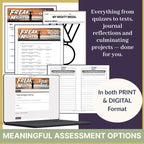 Freak the Mighty Novel Study Unit – Complete Teaching Guide for Grades 6 - 8 - Simply Novel