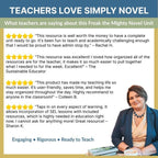 Freak the Mighty Novel Study Unit – Complete Teaching Guide for Grades 6 - 8 - Simply Novel