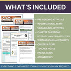 Freak the Mighty Novel Study Unit – Complete Teaching Guide for Grades 6 - 8 - Simply Novel