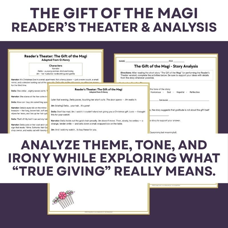 Gratitude: An SEL & ELA Reading and Writing Unit for Fall (Grades 6 - 9) - Simply Novel